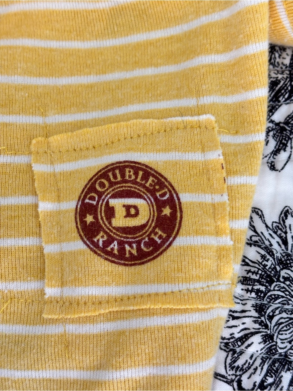 Double D Ranch Yellow Embroidered Top - Picture 7 of 8